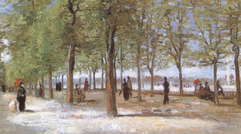 Vincent Van Gogh In the Jardin du Luxembourg France oil painting art